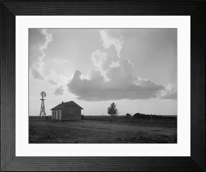 Framed Print : West Texas family farm, on edge of the Dust Bowl, 1937. Creator: Dorothea Lange. West Texas family farm, on edge of the Dust Bowl, 1937. Creator: Dorothea Lange Framed Print : West Texas family farm, on edge of the Dust Bowl, 1937. Creator: Dorothea Lange. West Texas family farm, on edge of the Dust Bowl, 1937. Creator: Dorothea Lange