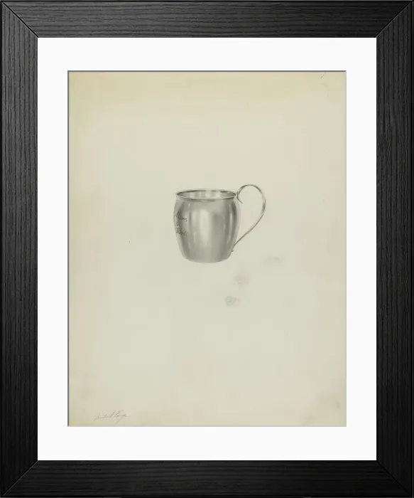 Framed Print : Silver Cup, c. 1938. Creator: Michael Fenga Framed Print : Silver Cup, c. 1938. Creator: Michael Fenga