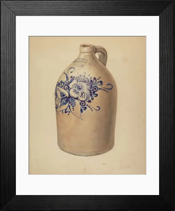 Framed Print : Jug, c. 1938. Creator: Elsie Wein Framed Print : Jug, c. 1938. Creator: Elsie Wein