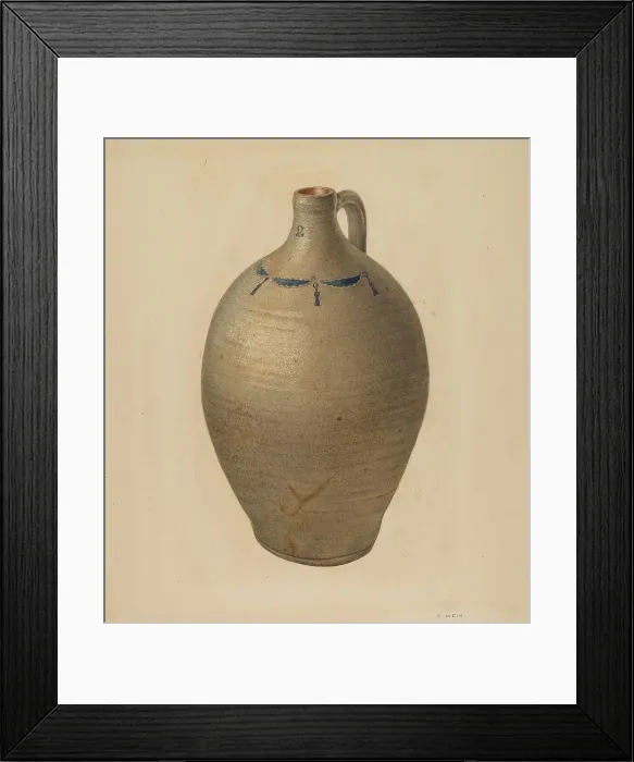 Framed Print : Jug, c. 1938. Creator: Elsie Wein Framed Print : Jug, c. 1938. Creator: Elsie Wein