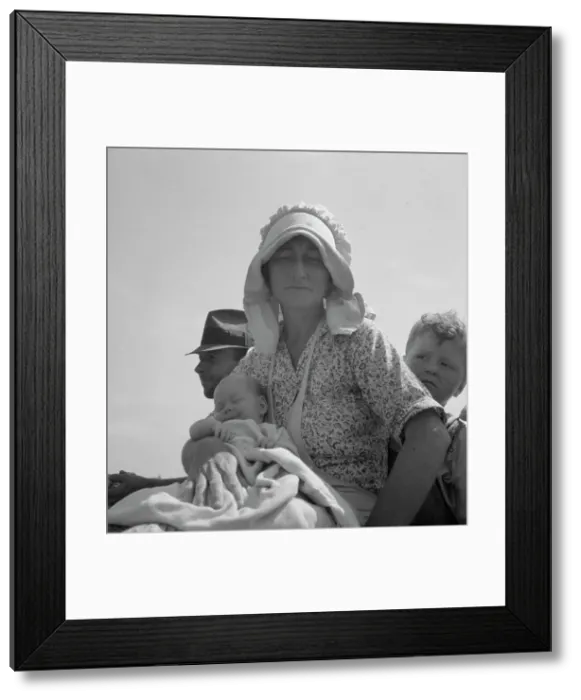 Framed Print : Sharecropper family near Hazlehurst, Georgia, 1937. Creator: Dorothea Lange Framed Print : Sharecropper family near Hazlehurst, Georgia, 1937. Creator: Dorothea Lange