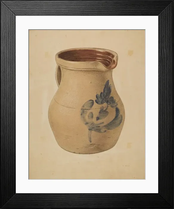 Framed Print : Pitcher, c. 1939. Creator: Elsie Wein