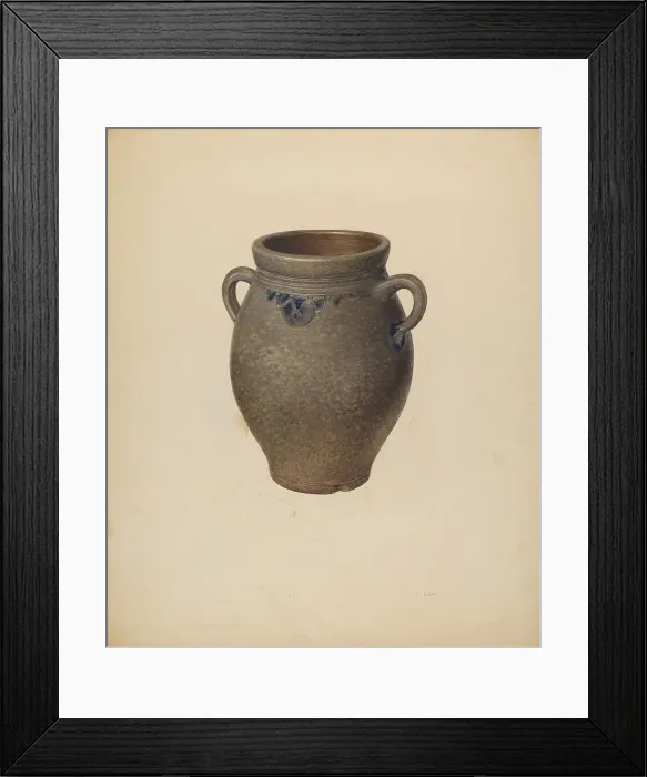 Framed Print : Crock, c. 1939. Creator: Elsie Wein Framed Print : Crock, c. 1939. Creator: Elsie Wein