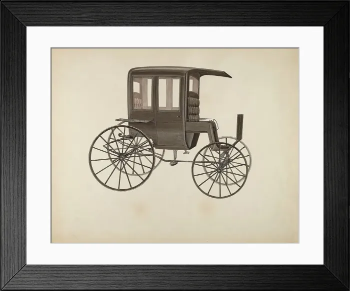Framed Print : Cab or Cabriole, c. 1936. Creator: Fred Weiss