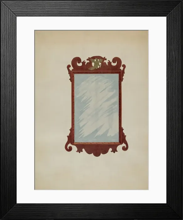 Framed Print : Mirror, c. 1936. Creator: Fred Weiss Framed Print : Mirror, c. 1936. Creator: Fred Weiss