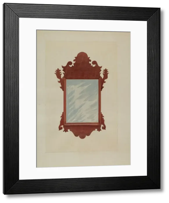 Framed Print : Mirror, c. 1936. Creator: Fred Weiss Framed Print : Mirror, c. 1936. Creator: Fred Weiss