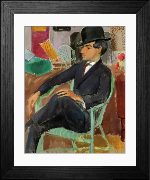 Framed Print : Portrait of the artist Jules Pascin (1885-1930), 1921. Creator: Grünewald, Isaac (1889-1946) Framed Print : Portrait of the artist Jules Pascin (1885-1930), 1921. Creator: Grünewald, Isaac (1889-1946)