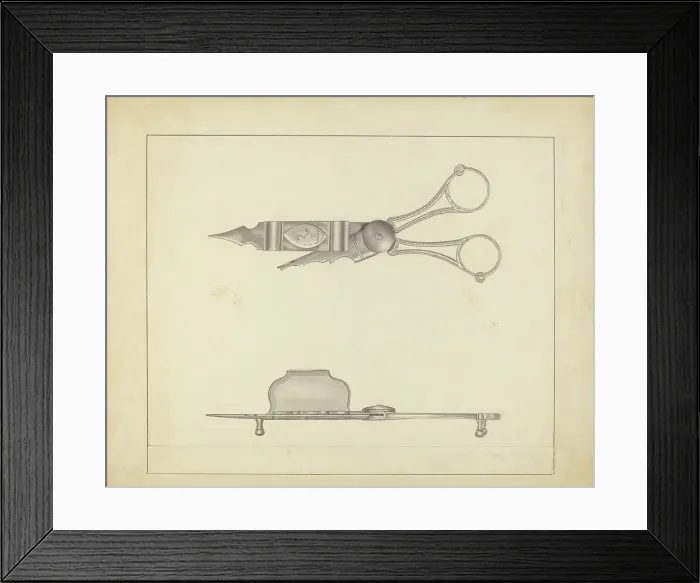 Framed Print : Snuffer, 1935 / 1942. Creator: Michael Fenga Framed Print : Snuffer, 1935 / 1942. Creator: Michael Fenga