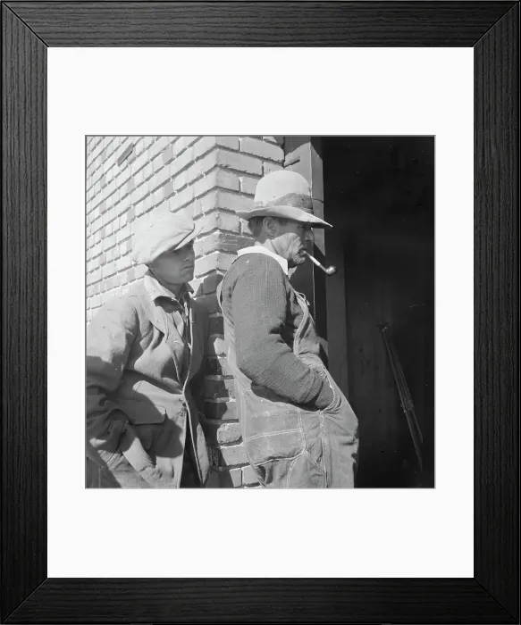 Framed Print : Warehouse used as distributing office for FSA relief grants, Bakersfield, California, 1938. Creator: Dorothea Lange Framed Print : Warehouse used as distributing office for FSA relief grants, Bakersfield, California, 1938. Creator: Dorothea Lange