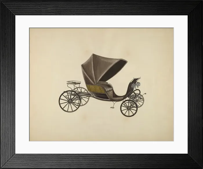 Framed Print : Phaeton, c. 1936. Creator: Fred Weiss Framed Print : Phaeton, c. 1936. Creator: Fred Weiss