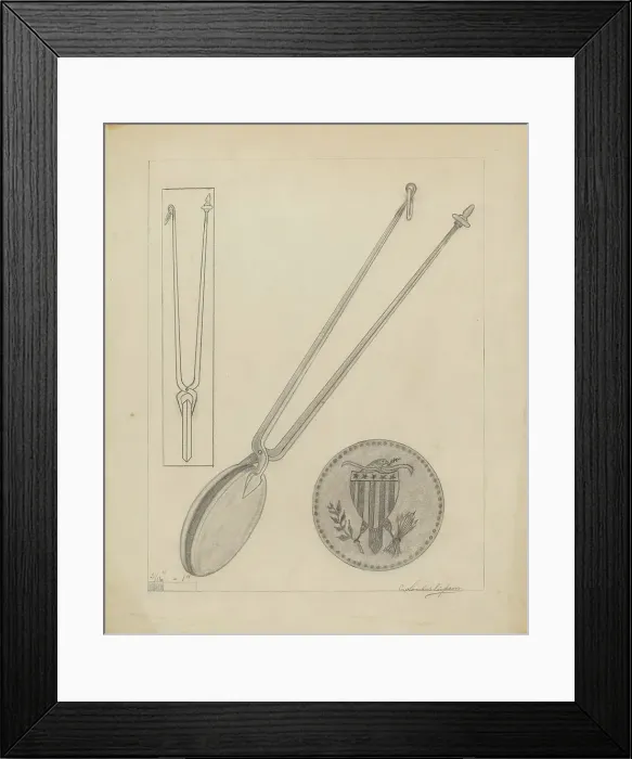 Framed Print : Wafer Iron, c. 1936. Creator: Lawrence Flynn Framed Print : Wafer Iron, c. 1936. Creator: Lawrence Flynn