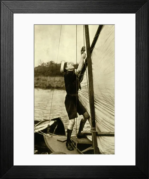 Framed Print : A Sea Scout, 1944. Creator: Unknown Framed Print : A Sea Scout, 1944. Creator: Unknown