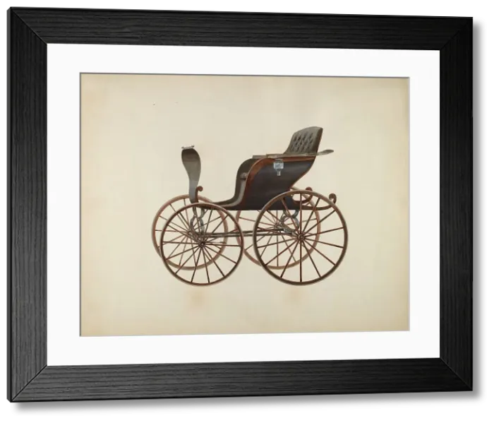 Framed Print : Buggy, c. 1936. Creator: Fred Weiss Framed Print : Buggy, c. 1936. Creator: Fred Weiss