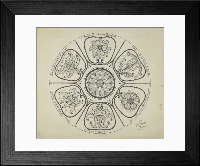 Framed Print : Details of a Punch Bowl, c. 1936. Creator: Lawrence Flynn Framed Print : Details of a Punch Bowl, c. 1936. Creator: Lawrence Flynn