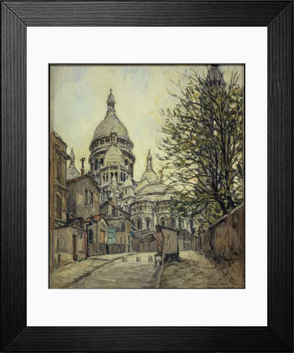 Framed Print : Sacre-Coeur in Montmartre, c1925. Creator: Germain David-Nillet Framed Print : Sacre-Coeur in Montmartre, c1925. Creator: Germain David-Nillet