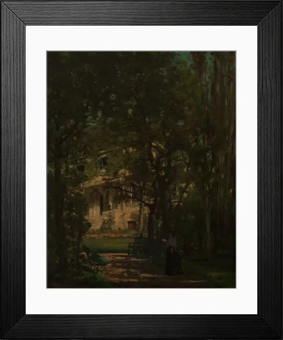 Framed Print : Artist's country house, c1880. Creator: Jean Alexandre Joseph Falguiere Framed Print : Artist's country house, c1880. Creator: Jean Alexandre Joseph Falguiere