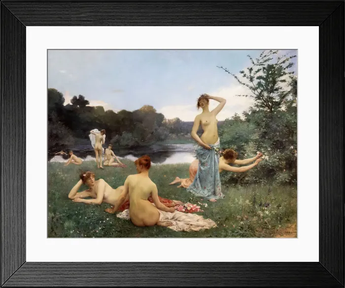 Framed Print : Summer, 1884. Creator: Collin, Raphaël (1850-1916) Framed Print : Summer, 1884. Creator: Collin, Raphaël (1850-1916)