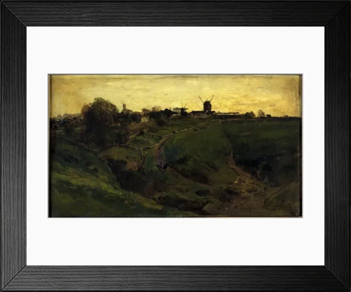 Framed Print : View of Montmartre, north-west side, 1881. Creator: Alexandre Defaux Framed Print : View of Montmartre, north-west side, 1881. Creator: Alexandre Defaux