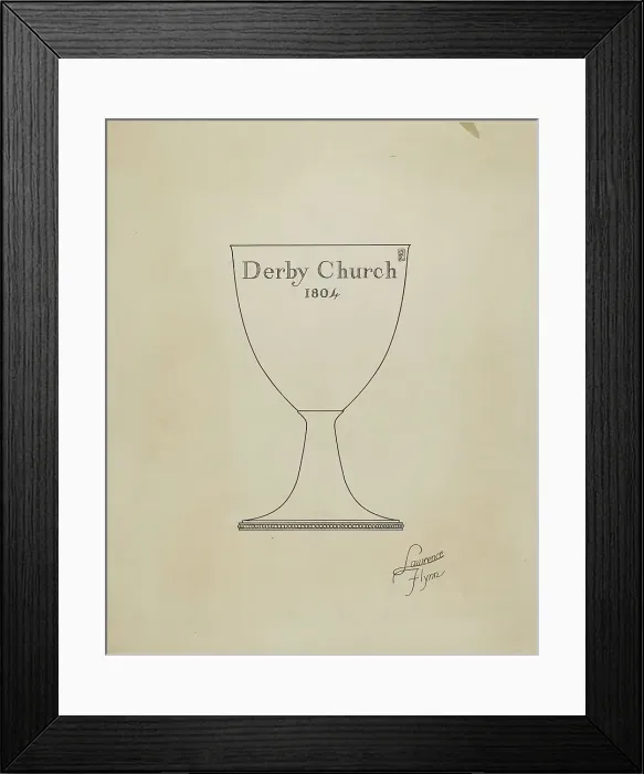 Framed Print : Silver Chalice, c. 1936. Creator: Lawrence Flynn Framed Print : Silver Chalice, c. 1936. Creator: Lawrence Flynn