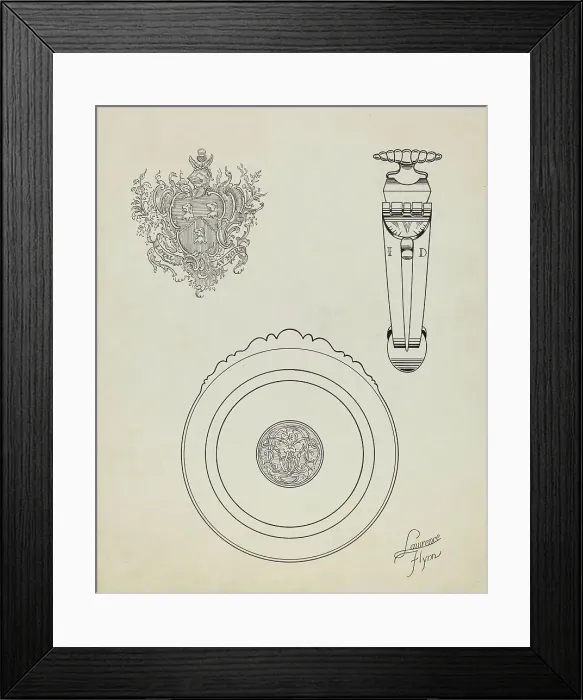 Framed Print : Silver Tankard: Detail, c. 1936. Creator: Lawrence Flynn Framed Print : Silver Tankard: Detail, c. 1936. Creator: Lawrence Flynn
