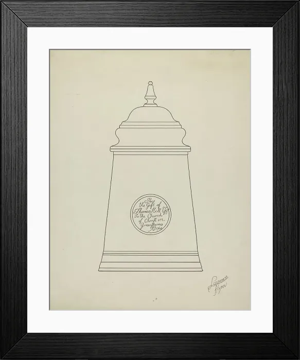 Framed Print : Tankard, c. 1939. Creator: Lawrence Flynn Framed Print : Tankard, c. 1939. Creator: Lawrence Flynn