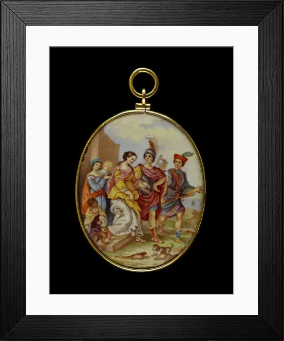 Framed Print : The Abduction of Helen, after Guido Reni, between 1650 and 1700. Creator: Flemish School
