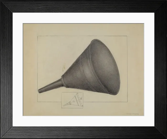Framed Print : Funnel, c. 1936. Creator: Charles Garjian Framed Print : Funnel, c. 1936. Creator: Charles Garjian