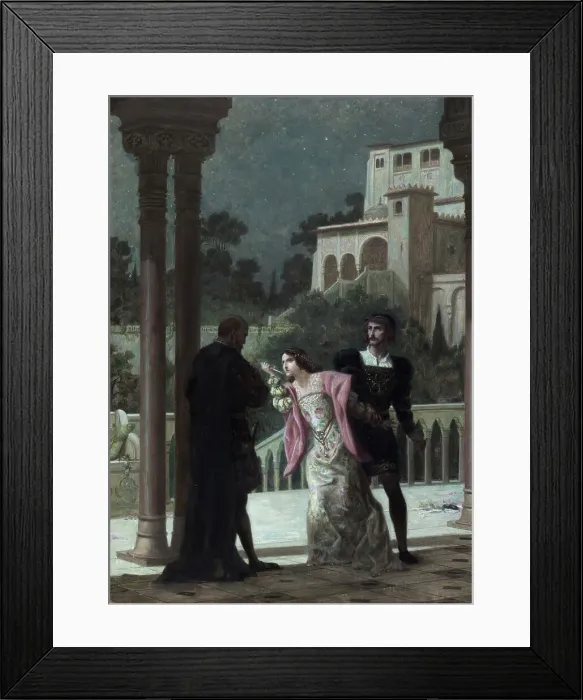 Framed Print : Hernani; - last act, 1903. Creator: Louis Edouard Paul Fournier Framed Print : Hernani; - last act, 1903. Creator: Louis Edouard Paul Fournier