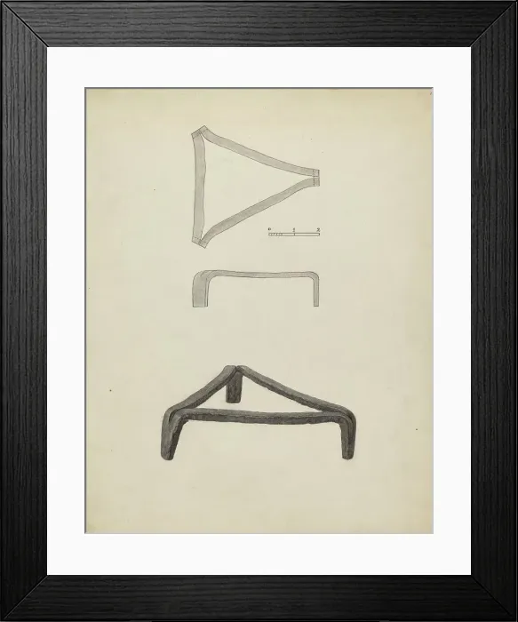 Framed Print : Trivet, c. 1938. Creator: Charles Garjian Framed Print : Trivet, c. 1938. Creator: Charles Garjian