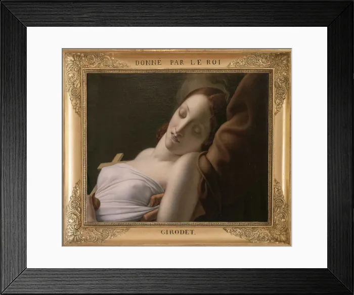 Framed Print : Atala, ca 1808. Creator: Girodet de Roucy Trioson, Anne Louis (1767-1824) Framed Print : Atala, ca 1808. Creator: Girodet de Roucy Trioson, Anne Louis (1767-1824)