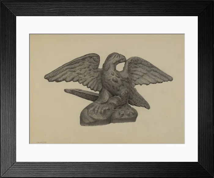 Framed Print : Wall Anchor, c. 1941. Creator: Milton Grubstein