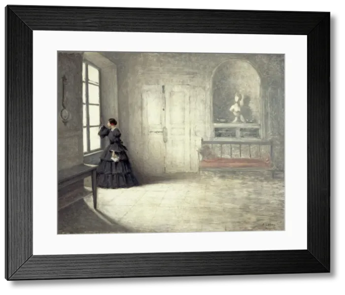 Framed Print : George Sand in Nohant. Creator: Lauth, Charles Frédéric (1865-1922) Framed Print : George Sand in Nohant. Creator: Lauth, Charles Frédéric (1865-1922)