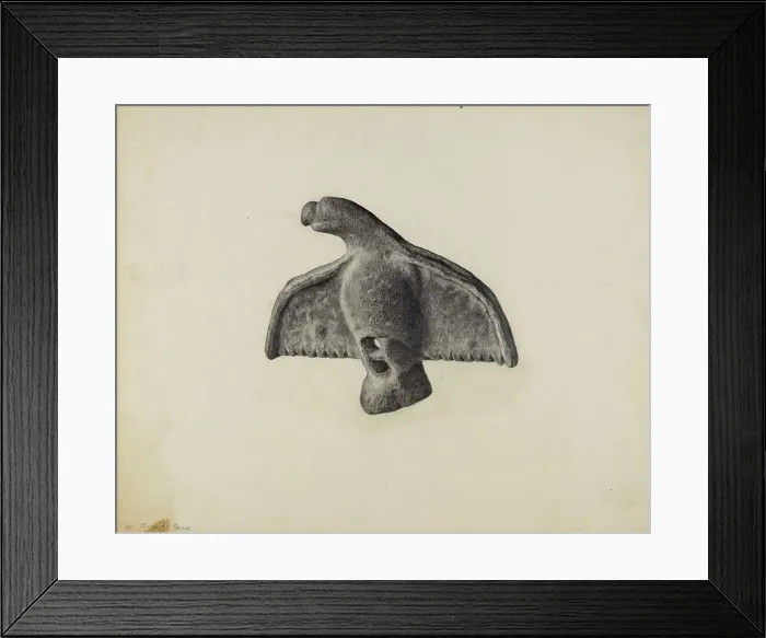 Framed Print : Snow Catcher, c. 1938. Creator: Milton Grubstein Framed Print : Snow Catcher, c. 1938. Creator: Milton Grubstein