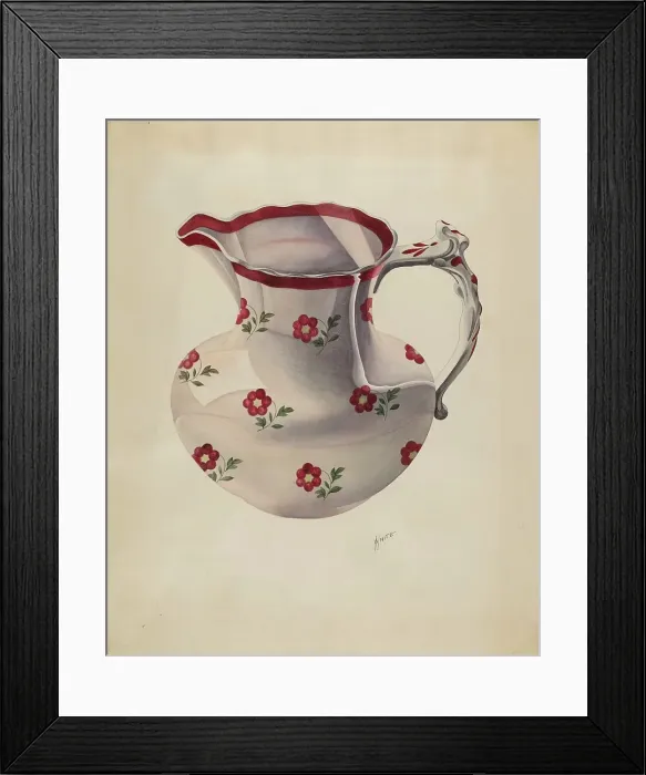 Framed Print : Pitcher, c. 1936. Creator: Edward White