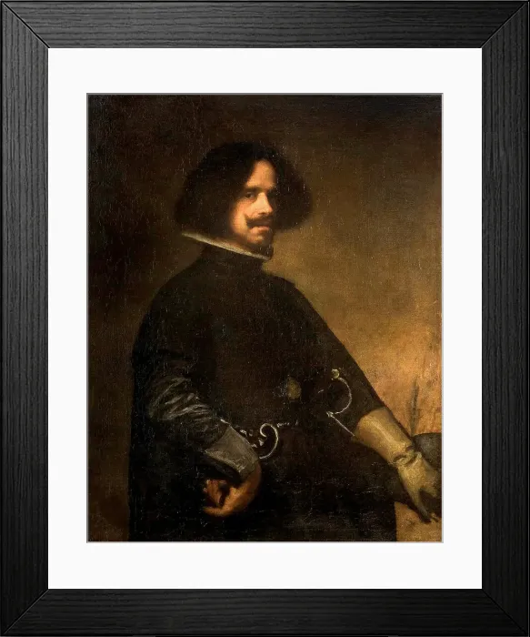 Framed Print : Self-Portrait, c. 1643. Creator: Velàzquez, Diego (1599-1660) Framed Print : Self-Portrait, c. 1643. Creator: Velàzquez, Diego (1599-1660)