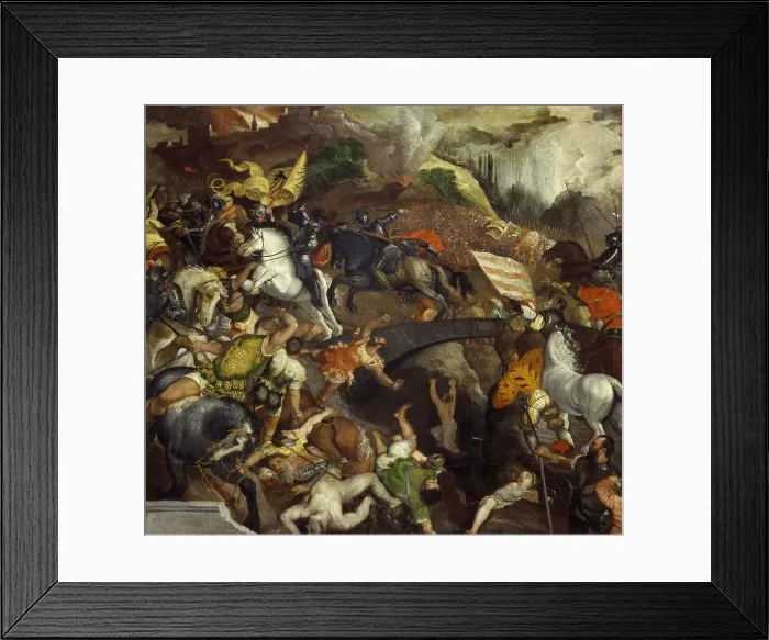 Framed Print : The Battle of Cadore. Creator: Titian, (after) Framed Print : The Battle of Cadore. Creator: Titian, (after)