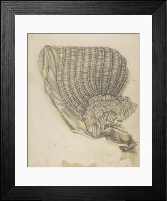 Framed Print : Bonnet, c. 1939. Creator: Grace Halpin Framed Print : Bonnet, c. 1939. Creator: Grace Halpin