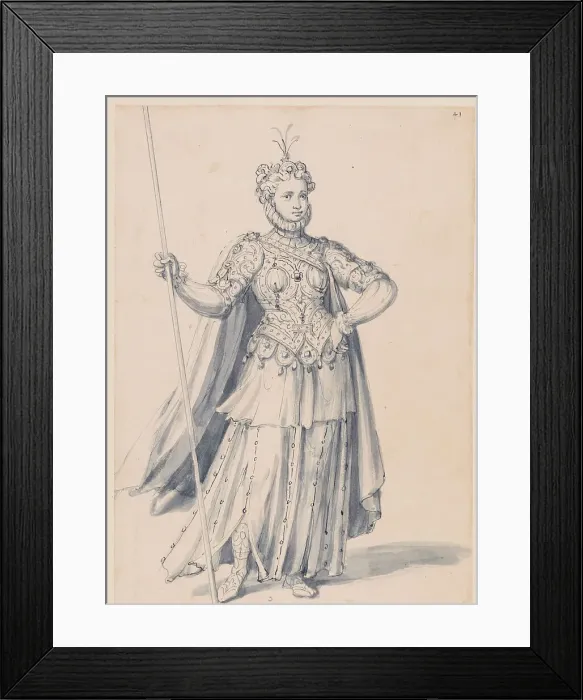 Framed Print : Masquerade Costume. Creator: Arcimboldo, Giuseppe (1527-1593) Framed Print : Masquerade Costume. Creator: Arcimboldo, Giuseppe (1527-1593)