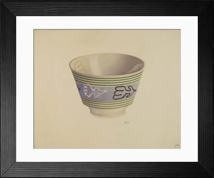 Framed Print : Bowl, c. 1938. Creator: Edward White Framed Print : Bowl, c. 1938. Creator: Edward White