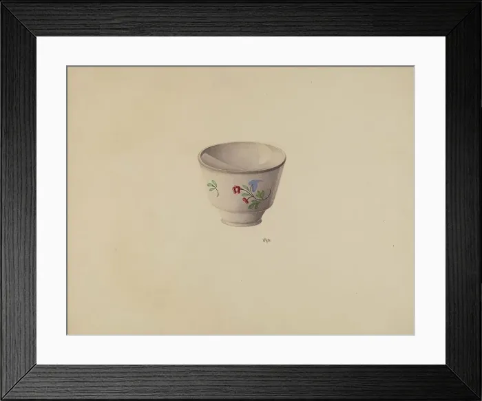 Framed Print : Cup, c. 1938. Creator: Edward White