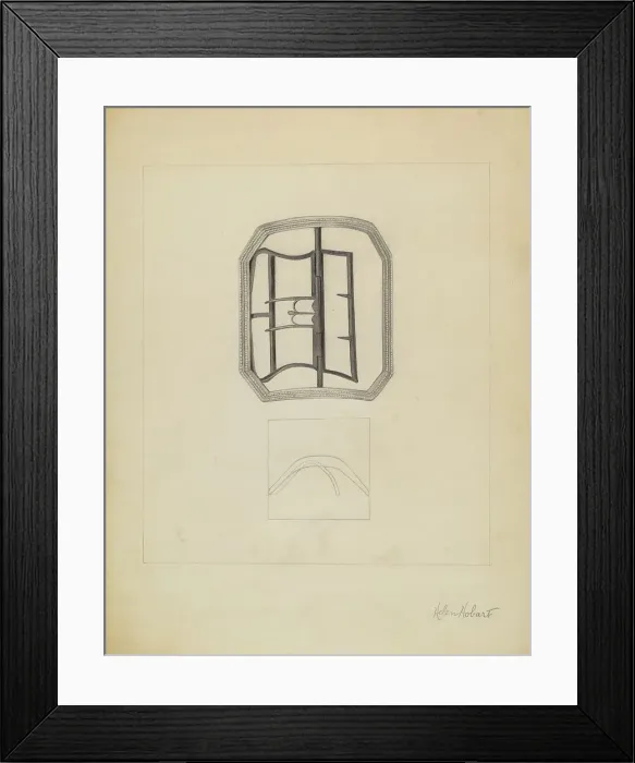 Framed Print : Man's Shoe Buckles, c. 1936. Creator: Helen Hobart Framed Print : Man's Shoe Buckles, c. 1936. Creator: Helen Hobart