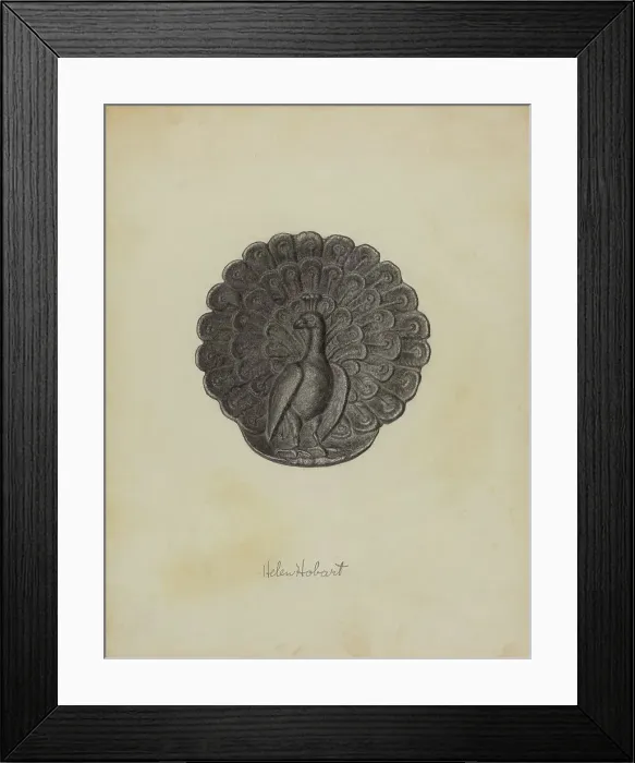 Framed Print : Pin Tray, c. 1940. Creator: Helen Hobart Framed Print : Pin Tray, c. 1940. Creator: Helen Hobart