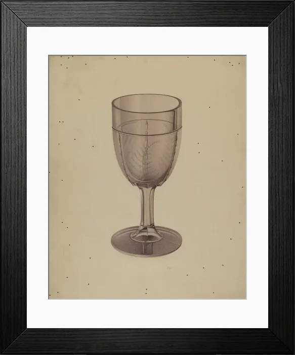 Framed Print : Goblet, c. 1938. Creator: Edward White