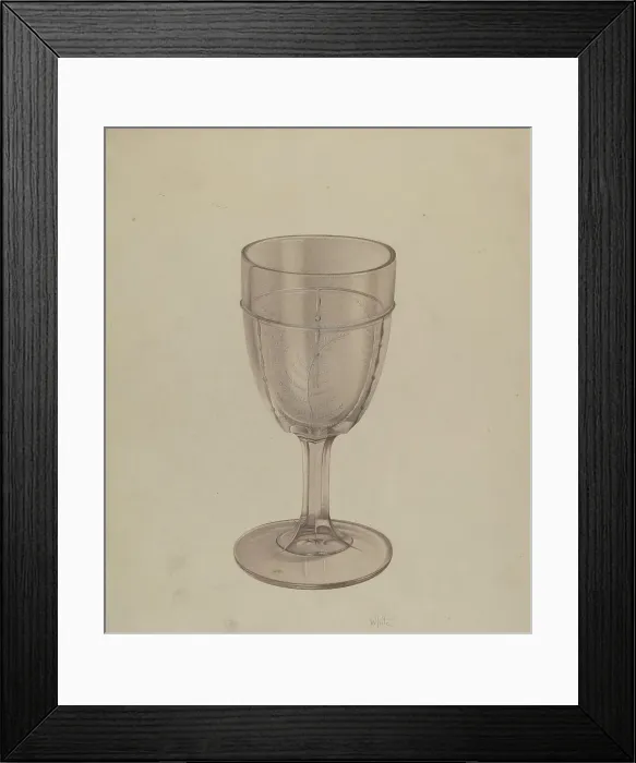Framed Print : Goblet, c. 1939. Creator: Edward White Framed Print : Goblet, c. 1939. Creator: Edward White
