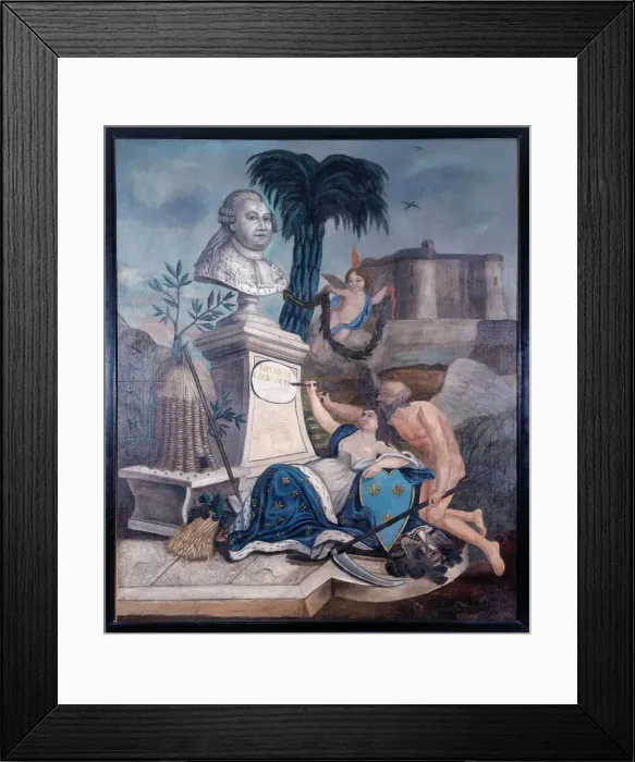 Framed Print : Glorification of Louis XVI, father of the French and king of a free people, 1791. Creator: Dubois. Glorification of Louis XVI, father of the French and king of a free people, 1791. Creator: Dubois Framed Print : Glorification of Louis XVI, father of the French and king of a free people, 1791. Creator: Dubois. Glorification of Louis XVI, father of the French and king of a free people, 1791. Creator: Dubois
