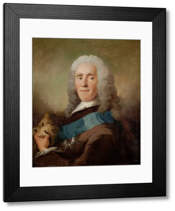 Framed Print : Portrait of Johan Ludvig von Holstein (1694-1763), Danish Minister of state, before 1757. Creator: Pilo, Carl Gustaf (1711-1793) Framed Print : Portrait of Johan Ludvig von Holstein (1694-1763), Danish Minister of state, before 1757. Creator: Pilo, Carl Gustaf (1711-1793)