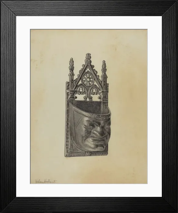 Framed Print : Match Safe, c. 1940. Creator: Helen Hobart Framed Print : Match Safe, c. 1940. Creator: Helen Hobart