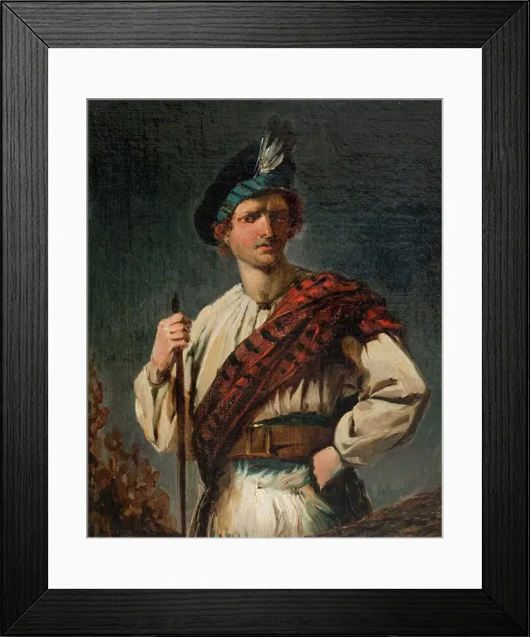 Framed Print : The Scottish, between 1800 and 1825. Creator: Theodore Gericault Framed Print : The Scottish, between 1800 and 1825. Creator: Theodore Gericault