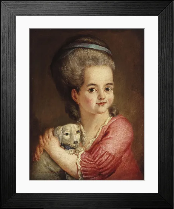 Framed Print : Portrait of a little girl. Creator: Unknown Framed Print : Portrait of a little girl. Creator: Unknown