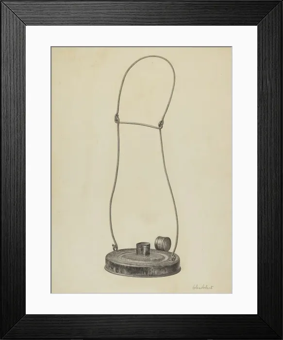 Framed Print : Lantern, c. 1940. Creator: Helen Hobart Framed Print : Lantern, c. 1940. Creator: Helen Hobart
